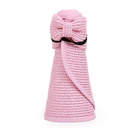 Visors Hat Foldable Pink