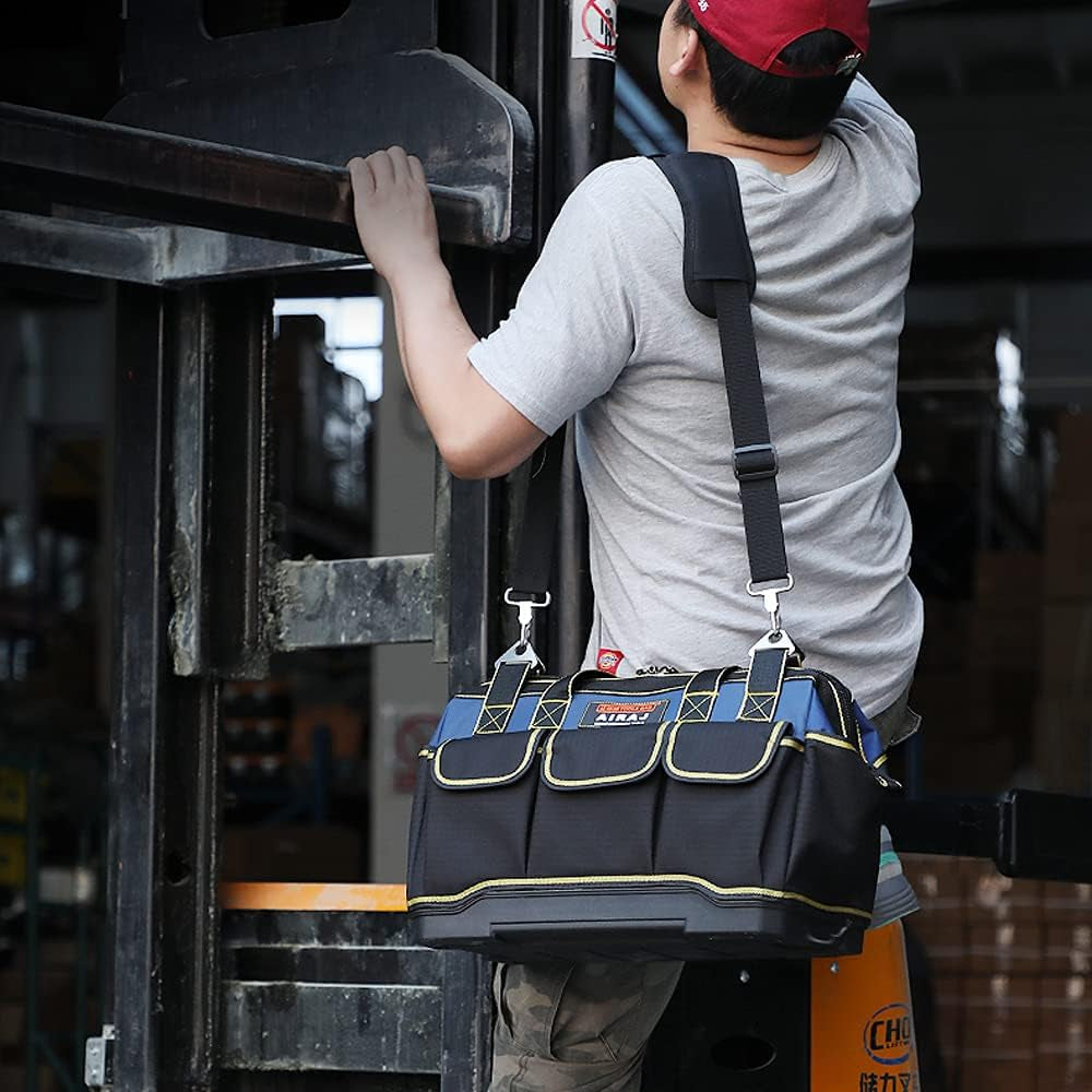 16-inch tool bag with waterproof canvas