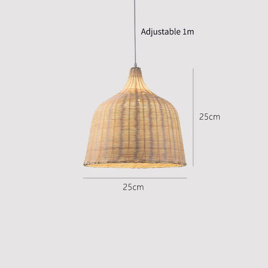 Bamboo Pendant Light – Handmade Rattan Chandelier