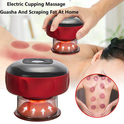 Electric Cupping Therapy Set – Rechargeable Vacuum Massager for Body Slimming & Pain Relief