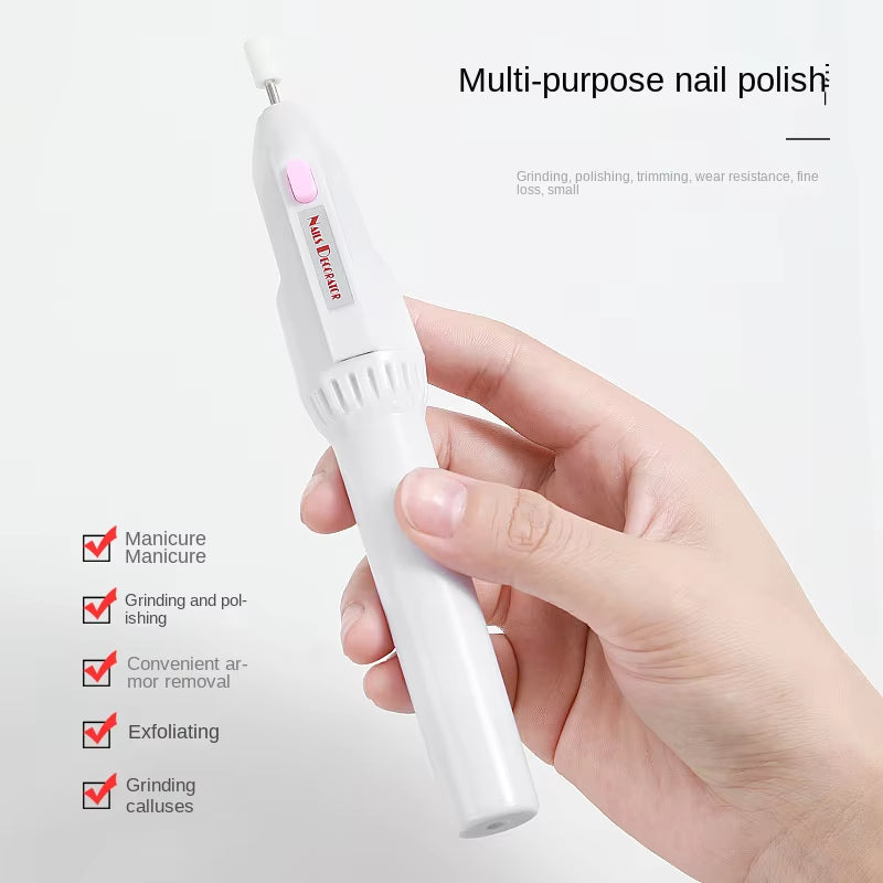 Nail Polisher MINI Electric Nail Drill Kit Manicure Pedicure Grinding Polishing Nail Art Sanding File Pen Tools Machine