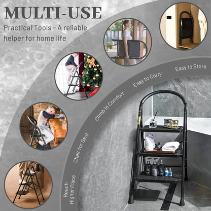  Ideal for cleaning, painting, reaching high shelves