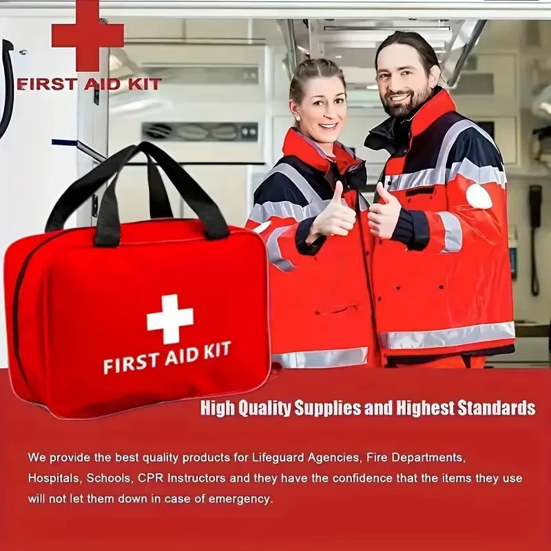 Multi-Purpose Emergency Medical Supplies Portable Medical Kit for Outdoor Hunting, Hiking, Camping, Etc. Outdoor First Aid Kit