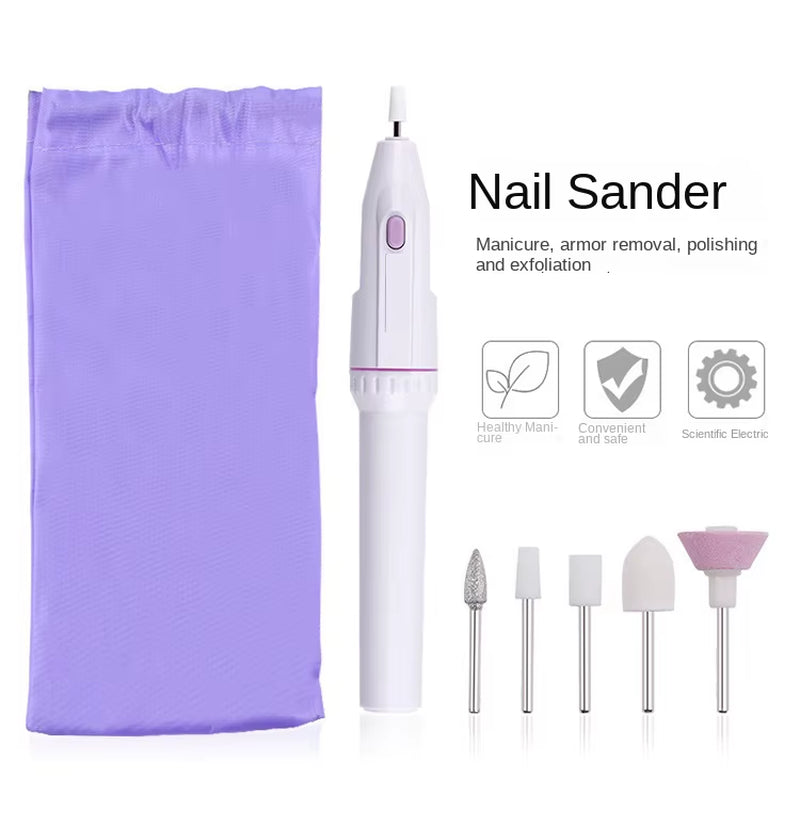Nail Polisher MINI Electric Nail Drill Kit Manicure Pedicure Grinding Polishing Nail Art