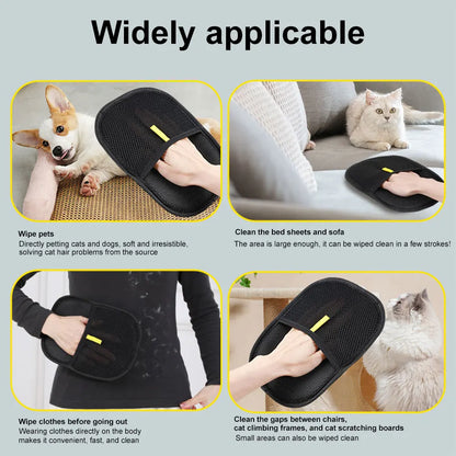 Pet Hair Remover Glove – Deshedding & Grooming Gloves for Dogs,