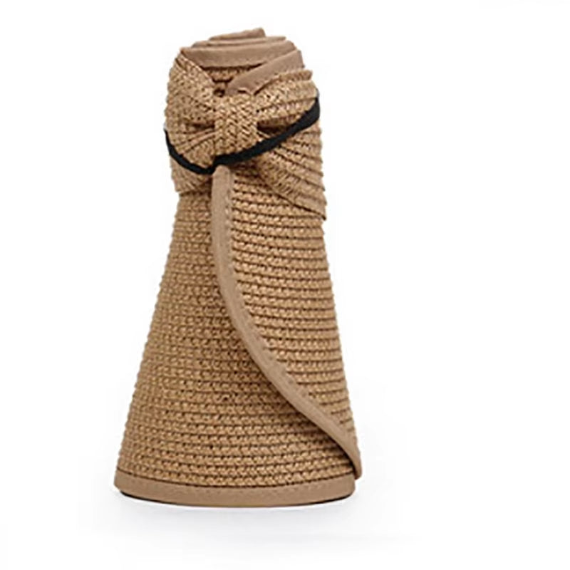 Visors Hat Foldable Brown