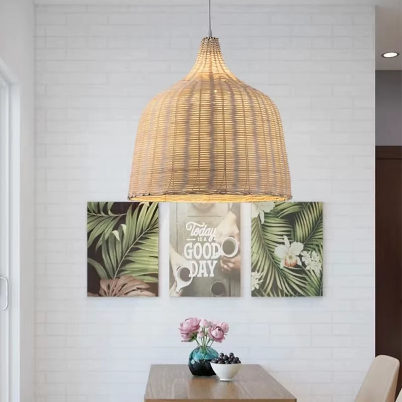 ceiling light bamboo
