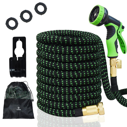 expandable garden hose green
