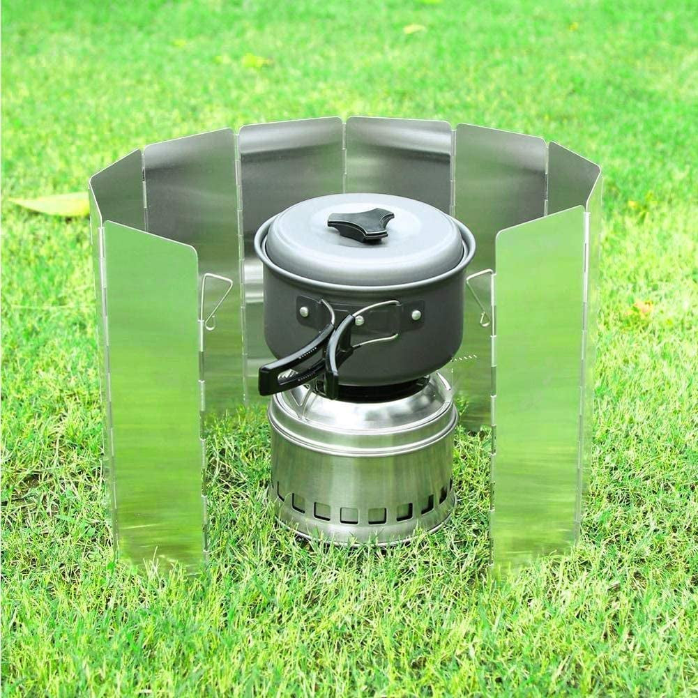 folding stove camping windscreen 